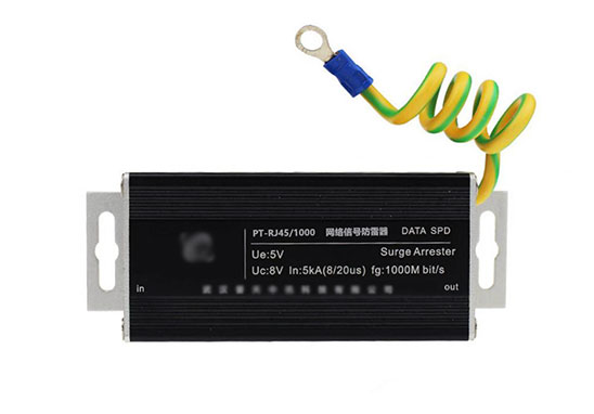 千兆POE網絡信號防雷器檢測